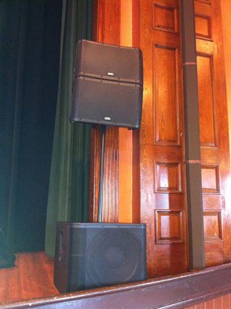 QSC KLA12s Loudspeakers on QSC KW 181 Subwoofer.